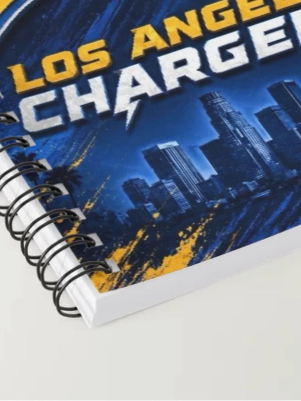 Spiral Notebook — Blue & Yellow Team Design